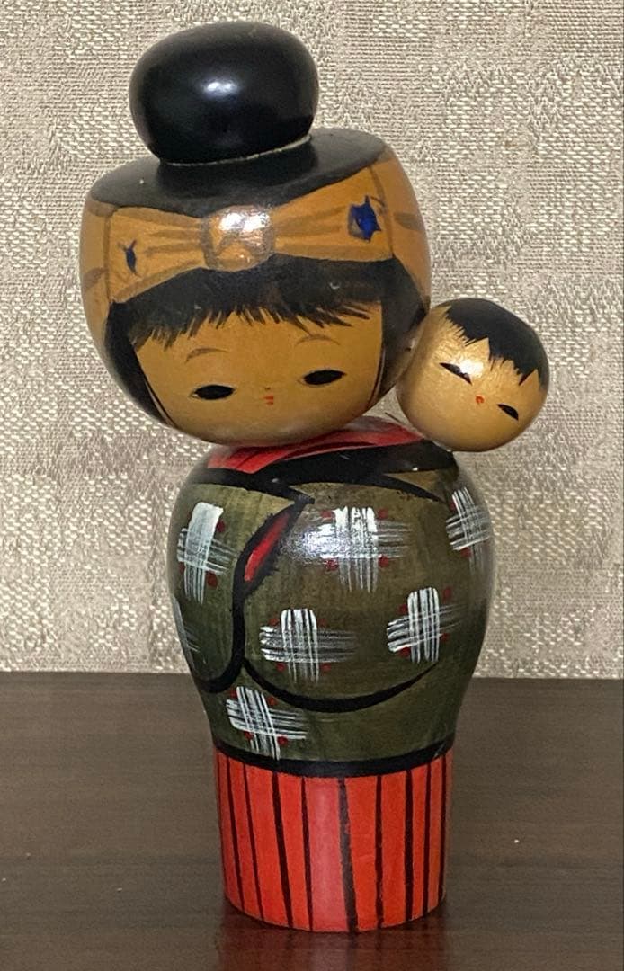 昭和レトロこけし人形3体セット　高見沢一夫作、宮下はじめ作、おしん子守唄、早春譜