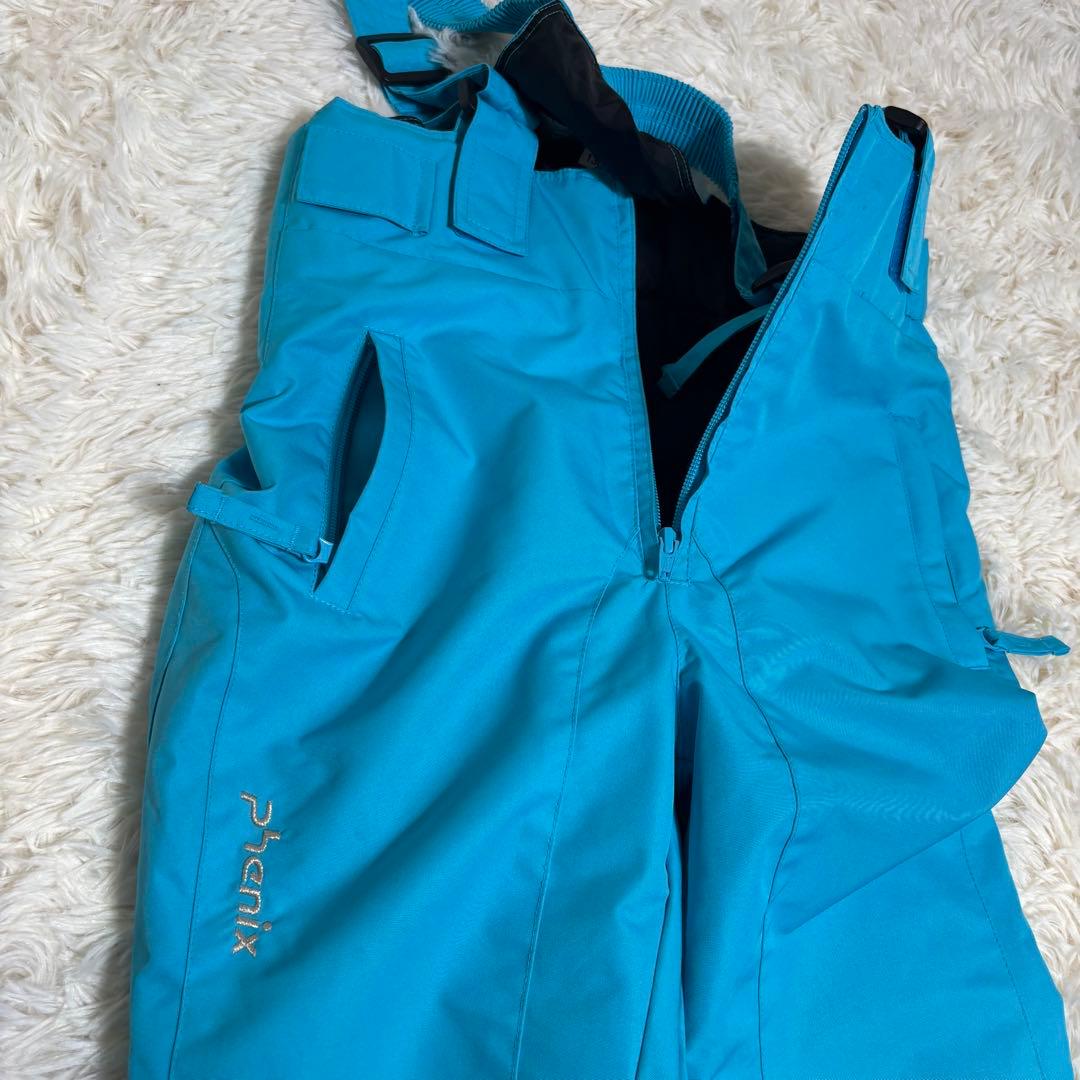 極美品✨フェニックス　セットアップ　スキーウェア　フード脱着可　ハート柄　130