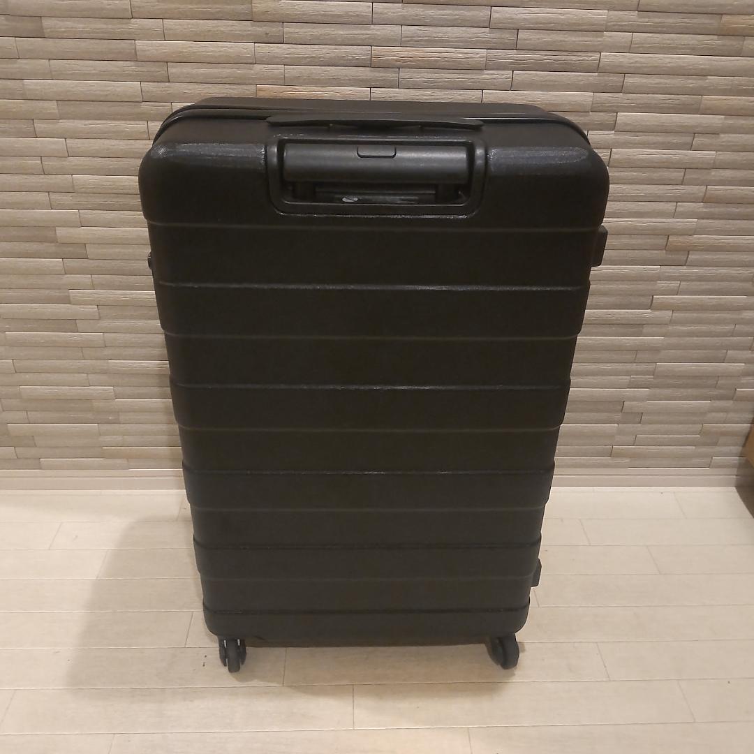 無印良品 バーの高さを自由に調節できる キャリーケース 63L ブラック