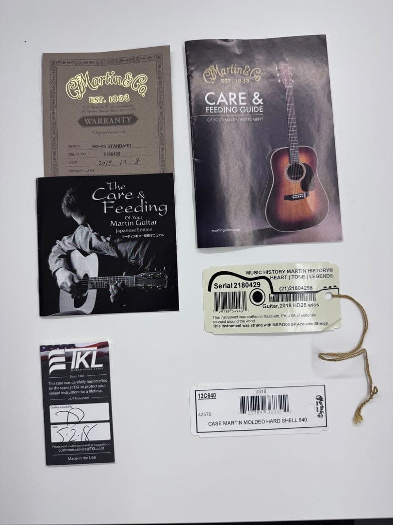 Martin HD-28 Standard 2018年製 美品 ハードケース付