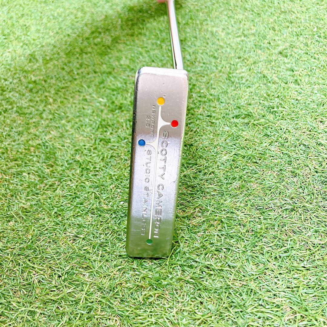【レフティー】スコッティキャメロン　スタジオステンレス　ニューポート　パター