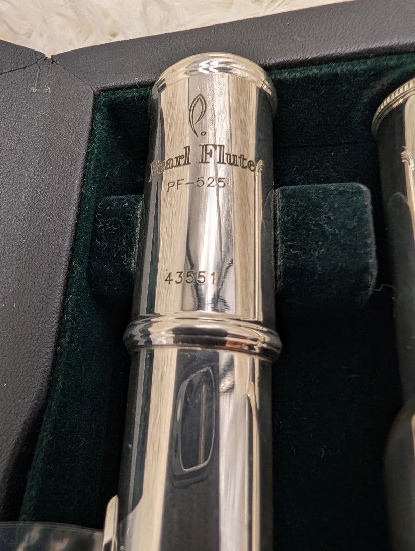 美品Pearl Flute ブリランテ PF-525E-BZ 本体、ケース2種付