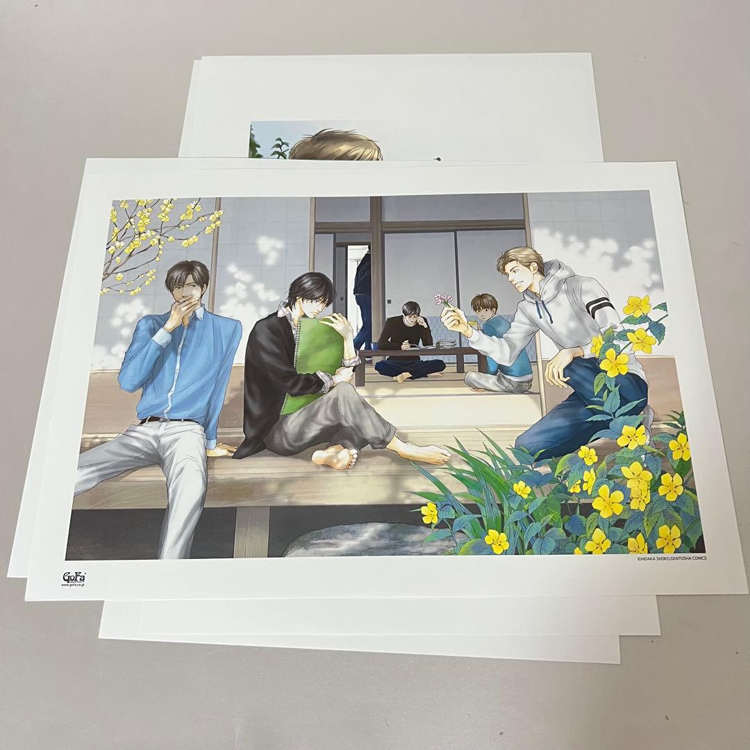 花は咲くか 複製原画4枚組 GoFa アート グッズ キャラファイングラフ