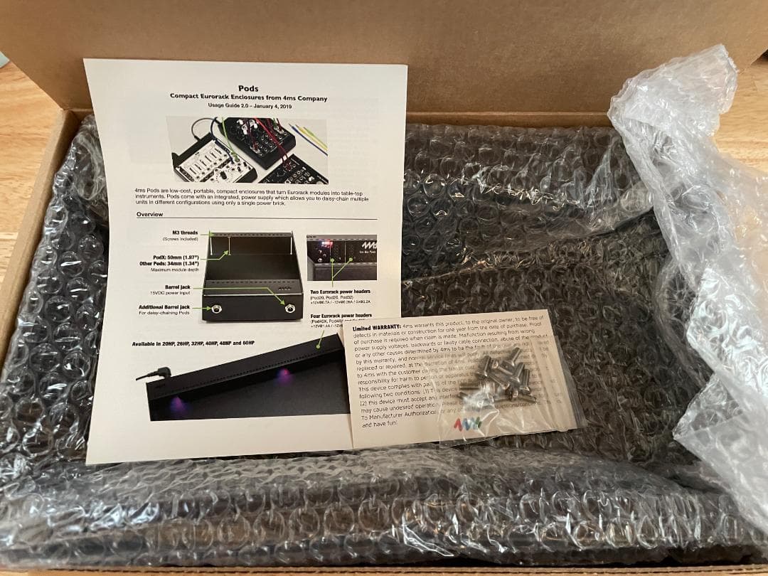 【美品】4ms Pod48X (Powered) モジュラーシンセ