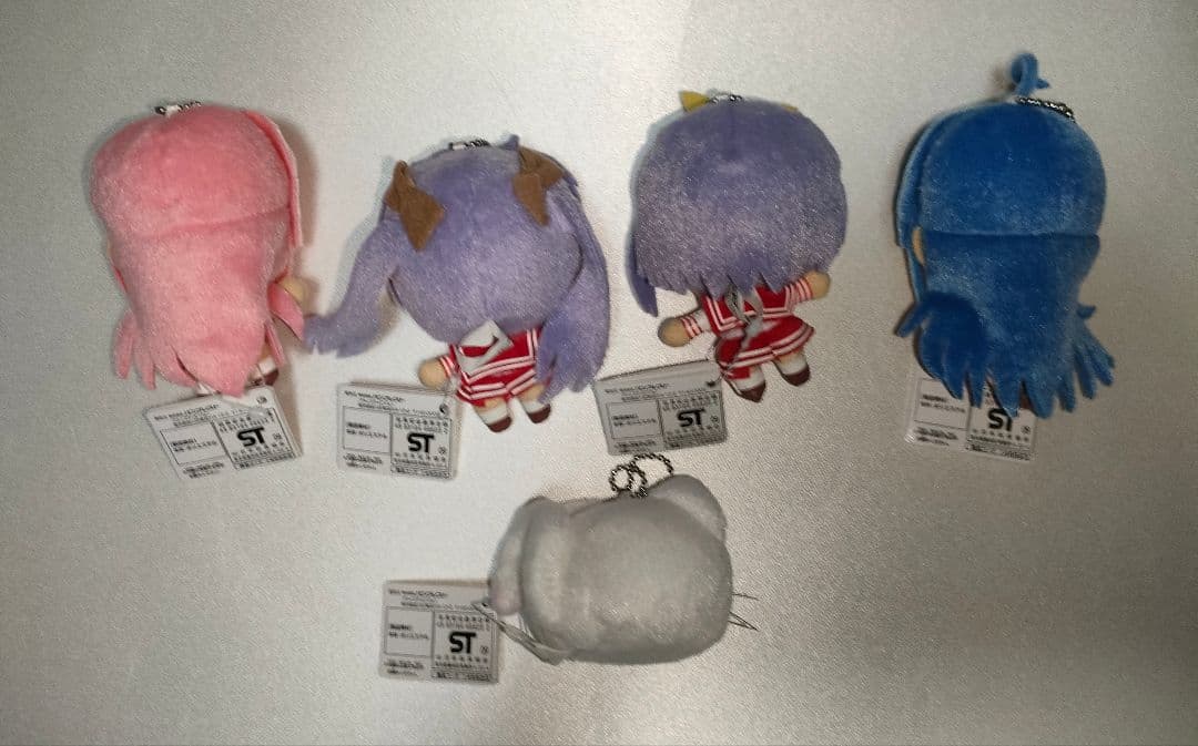 らき☆すた ぬいぐるみ マスコット 5種類セット