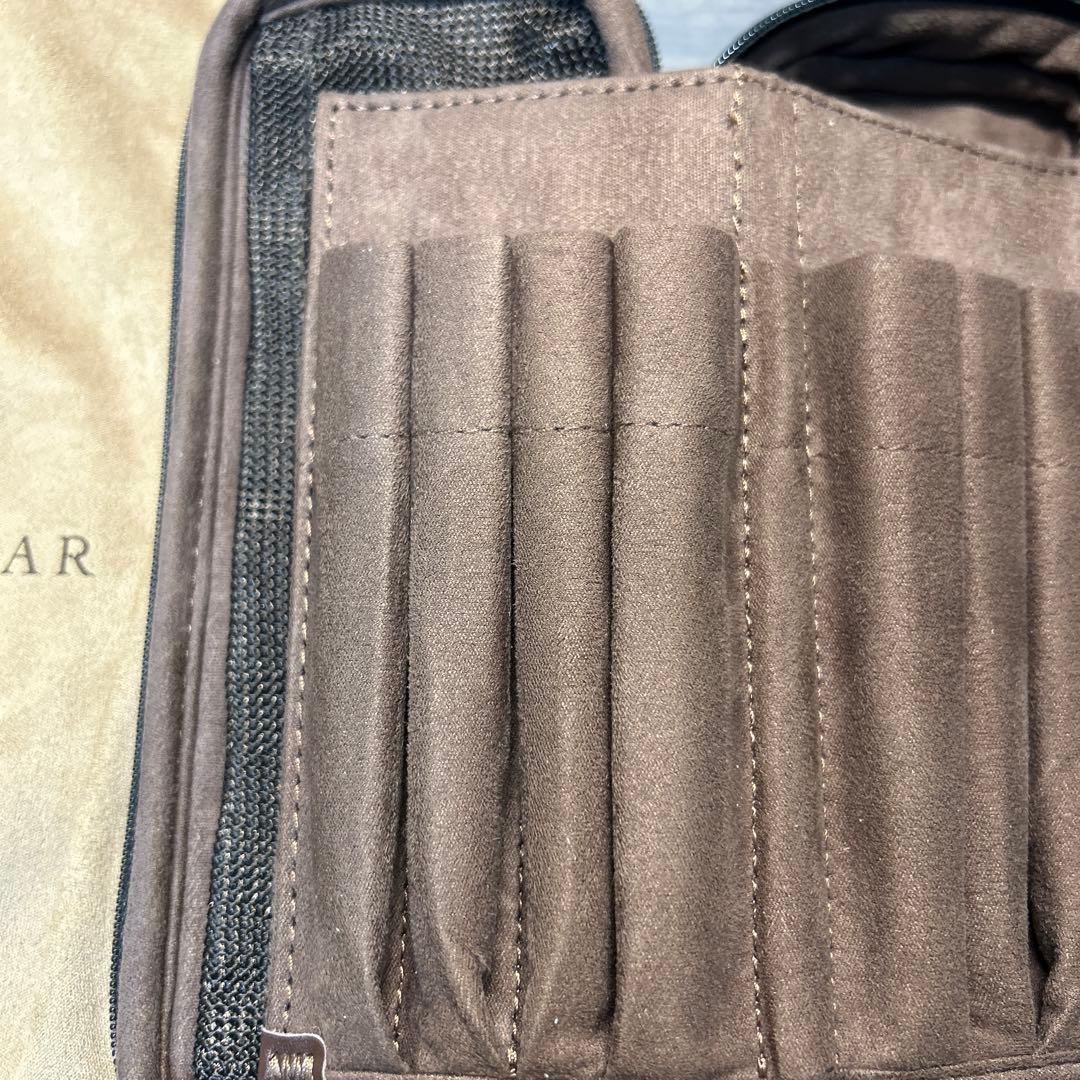 SEASAR オクトフォールド ペンケース エンボスレザー