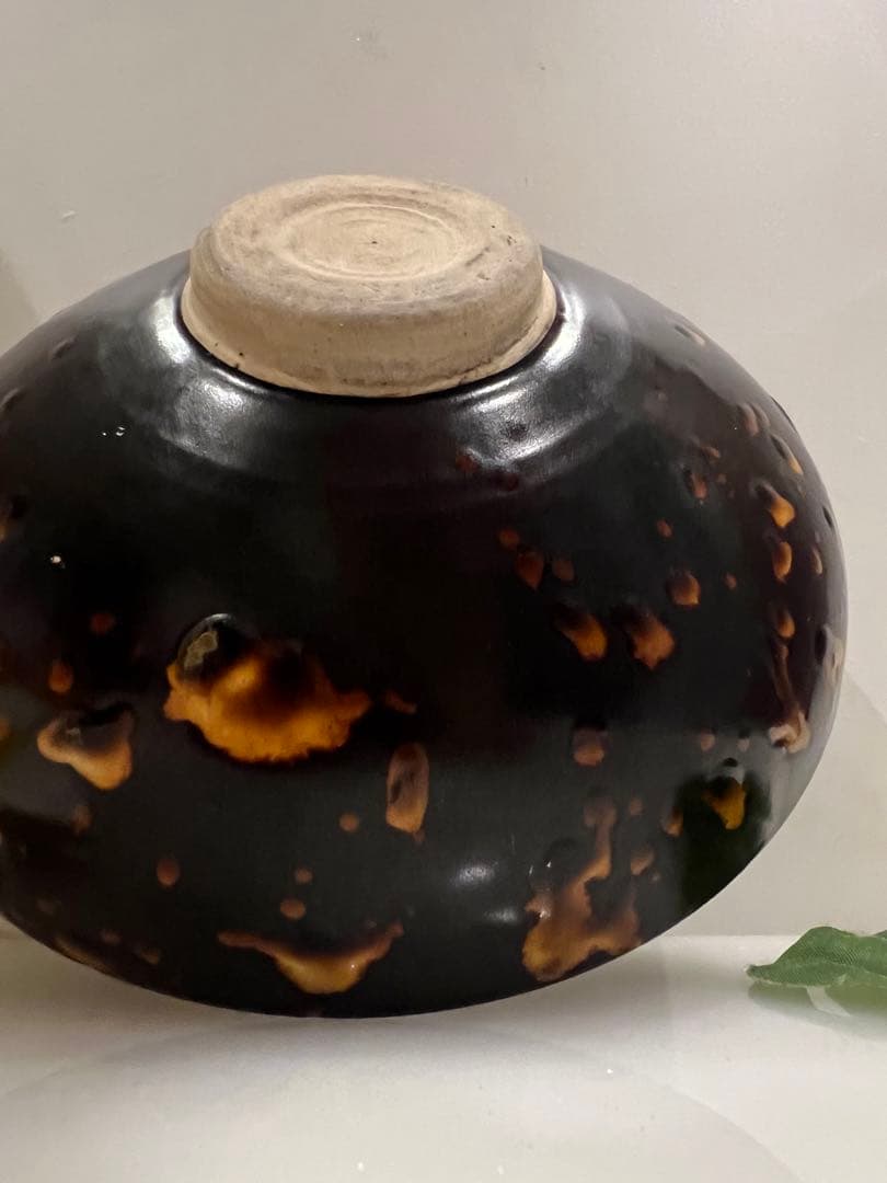 中国宋元明朝 の何窯の碗　中国骨董　古美術　唐物　中国美術品　青磁 ★ 江戸骨董