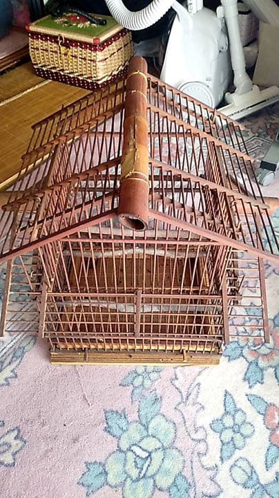 鳥籠　竹籠