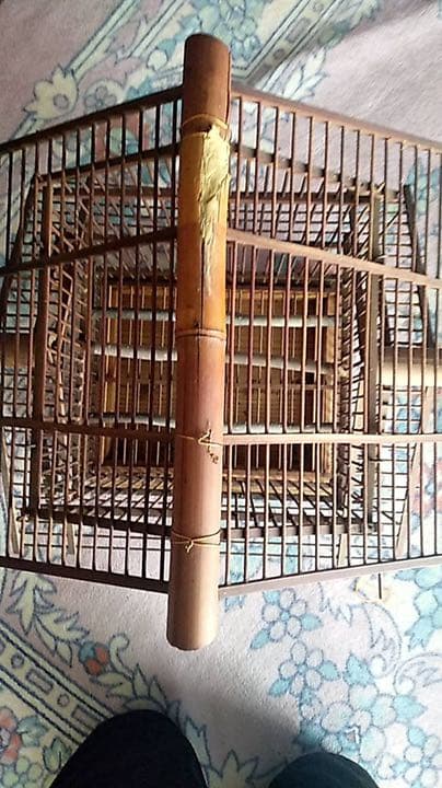 鳥籠　竹籠