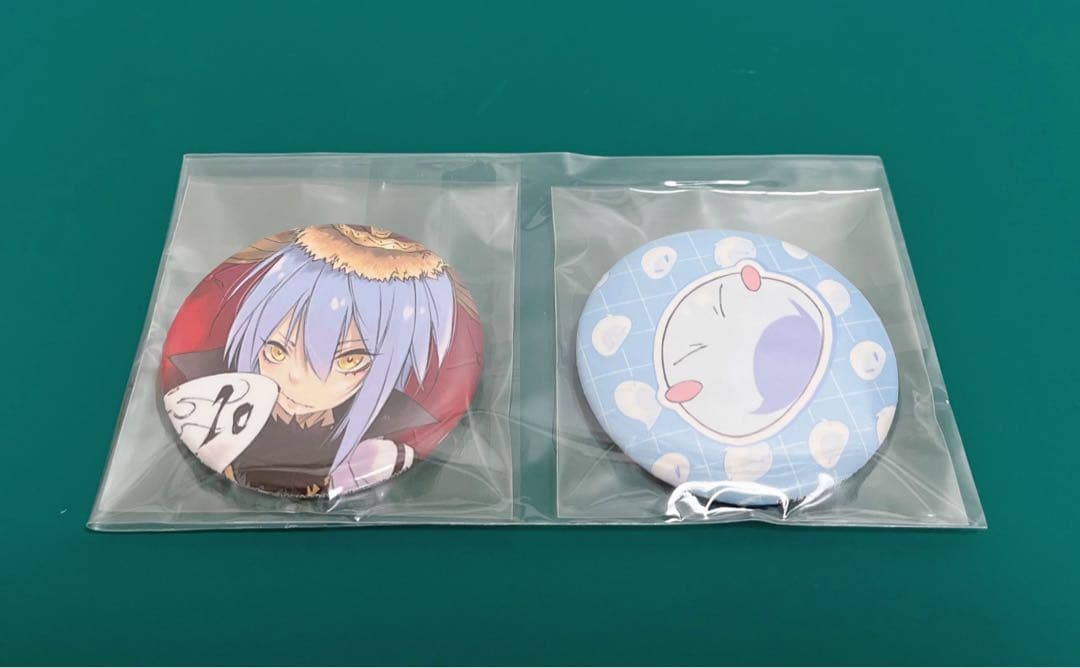 【激レア】　転生したらスライムだった件　缶バッジ　2個セット　フェア限定品　特典