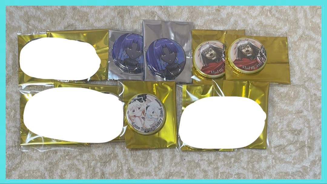 【バラ売り100円〜】 Fate FGO fes 霊基召喚缶バッジ など