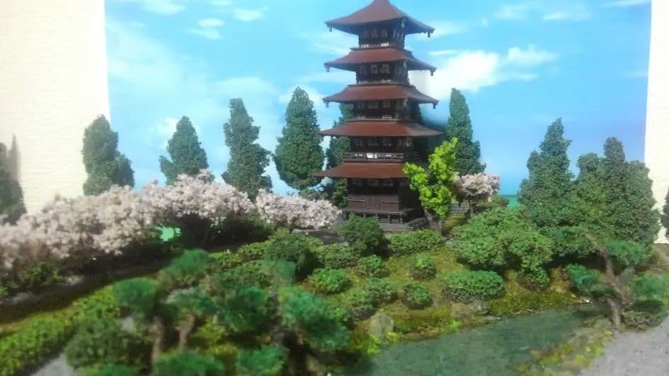改装SP記念‼️✨お寺✨桜咲く✨瑠璃光寺✨五重の塔✨SPハイグレード仕上げ