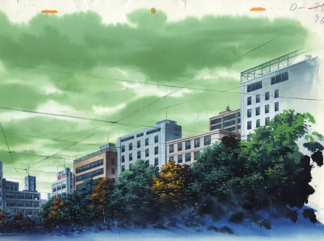劇場版 天地無用！in LOVE 天地 阿知花 セル画 手書き背景合致