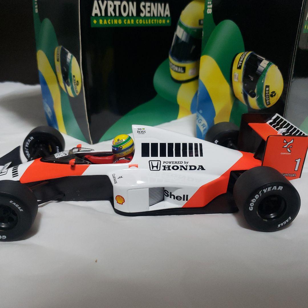 ミニチャンプス　アイルトン・セナ　レーシングコレクション 1/18　2台セット