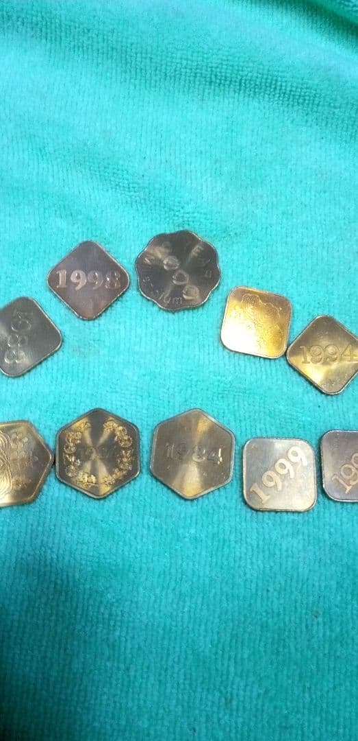 純銀メダル（5枚）と、銅メダル（10枚）セツト。未使用　 銀（高騰中）　4