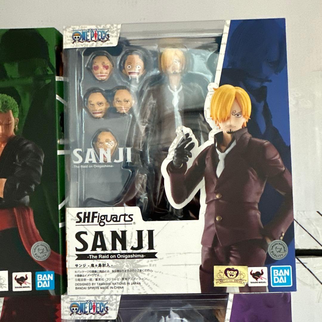 ワンピース　S.H.Figuarts フィギュアーツ ルフィ ゾロ　サンジ　サボ