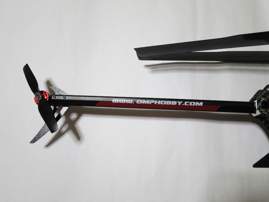 美品 OMPHOBBY M2 EVO Glamor Red レッド エボ ヘリ