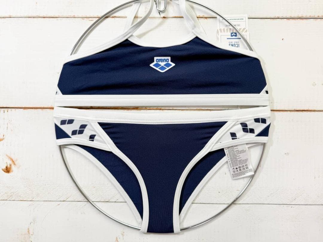 Arena 女性用 ビーチバレー ツーピースビキニ ブルマ Navy USA24