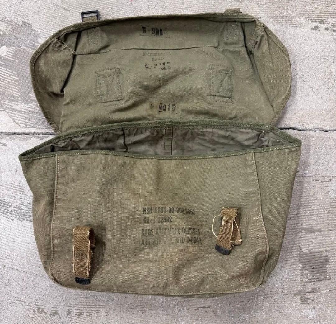 40s USA 米軍 フィールド カーゴバック 当時物 ビンテージ 雰囲気◎