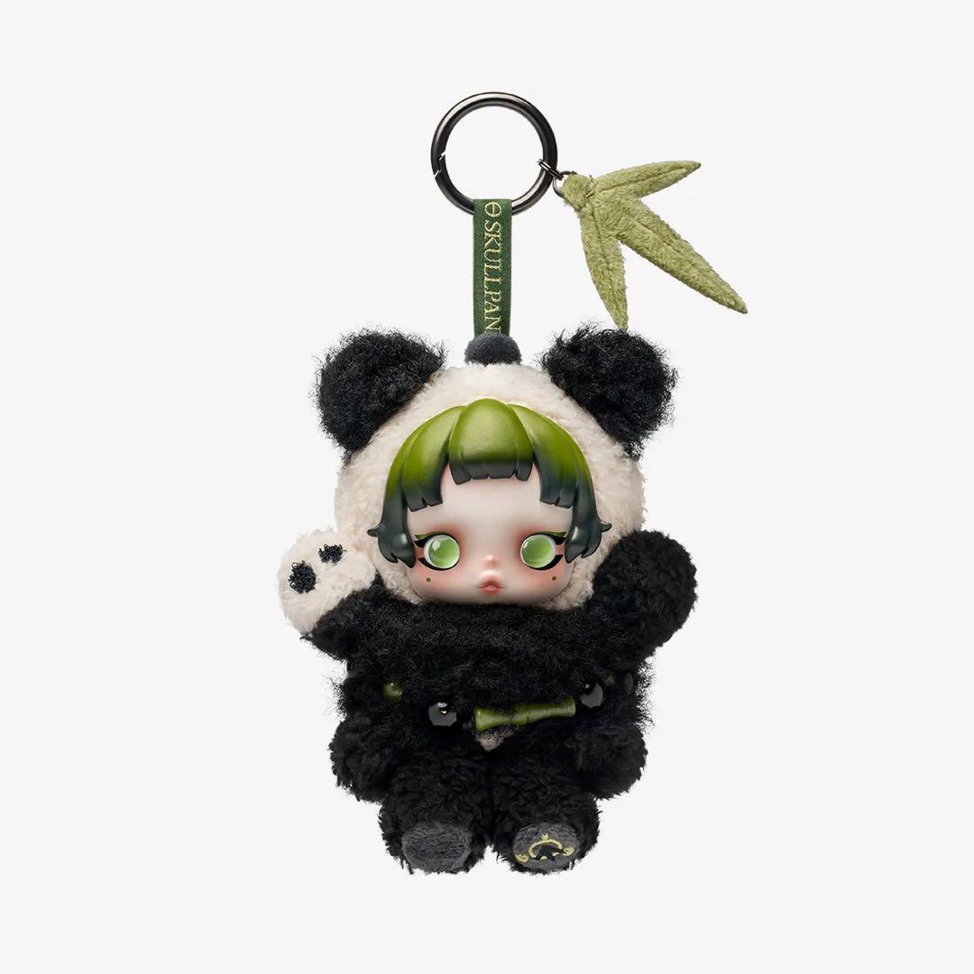 POPMART SKULLPANDA Lazy Panda ぬいぐるみペンダント