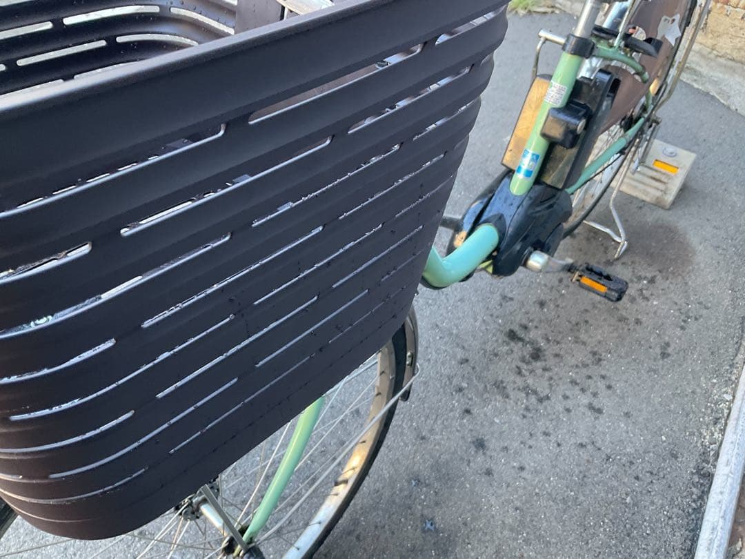 パナソニック最新機種電動アシスト自転車viviDX26インチグリーン系ボディー