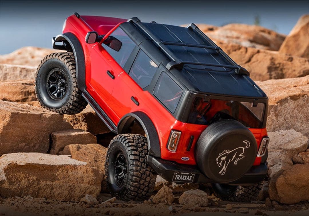 トラクサス　1/18　TRX4M　ブロンコ　 97074クローラー-1 レッド