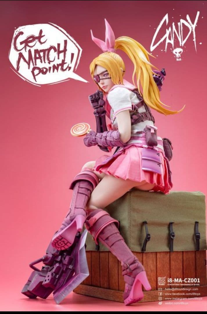 新品　アクションフィギュア　CANDY　眼球可動　i8toys