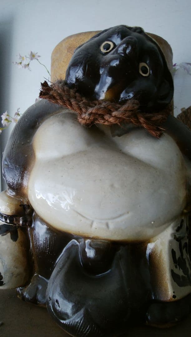 信楽焼の狸