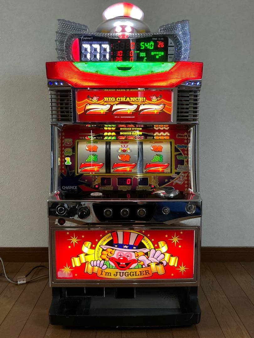 そ*）様 ニューアイムジャグラーEX-C 筐体本体 5号機 メダル不要機付き