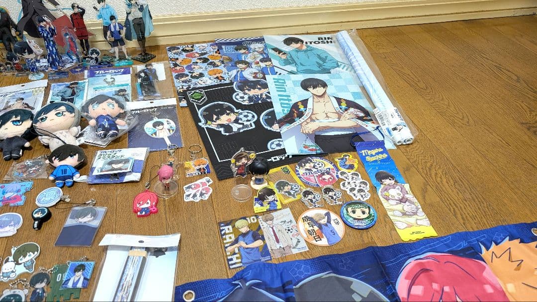 値下げブルーロック糸師凛他キャラクターグッズ大量まとめ売り(新品・未開封あり)