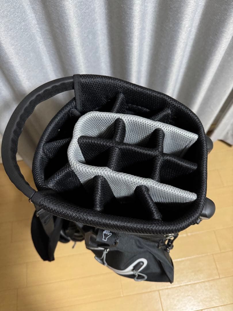 【美品】14分割 LOVACE 黒 キャディバッグ