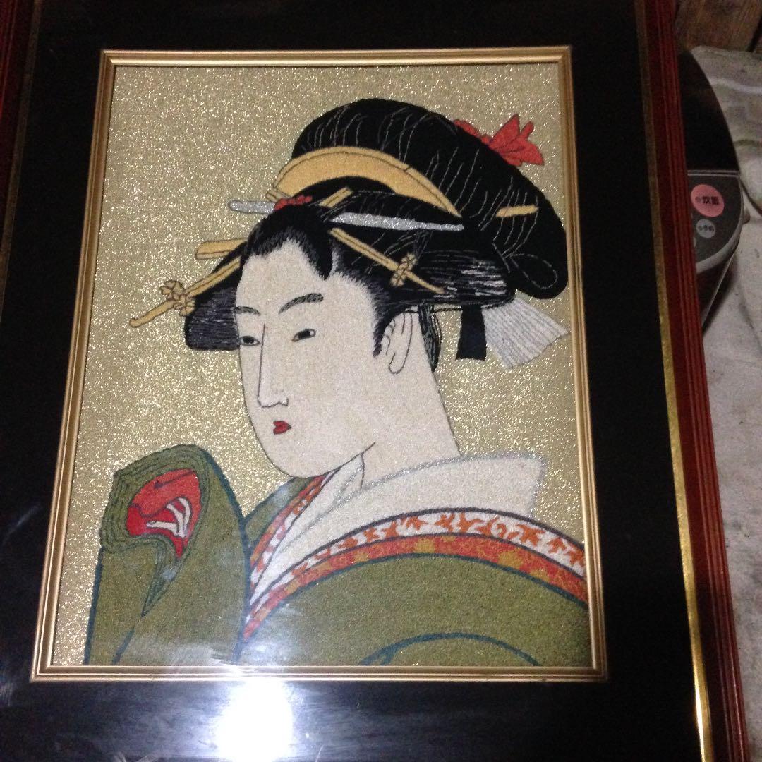 刺繍画