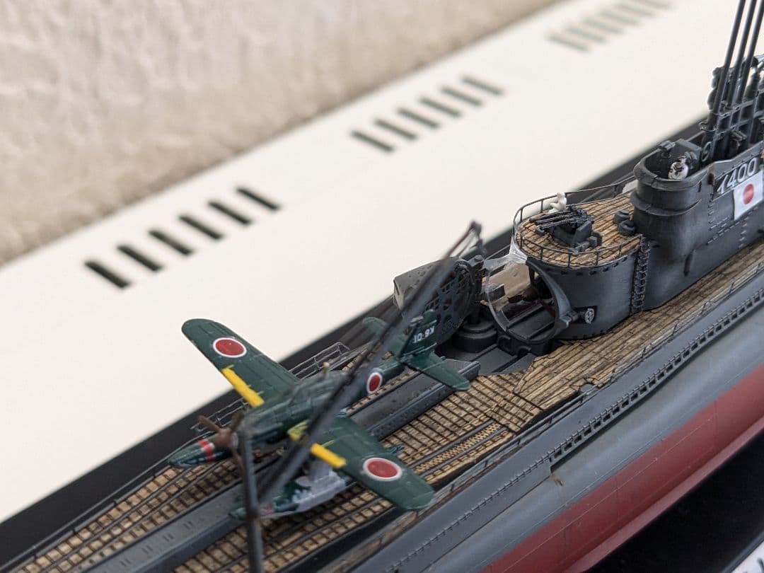 タミヤ1/350伊-400スペシャルエディション完成品　ケース付き