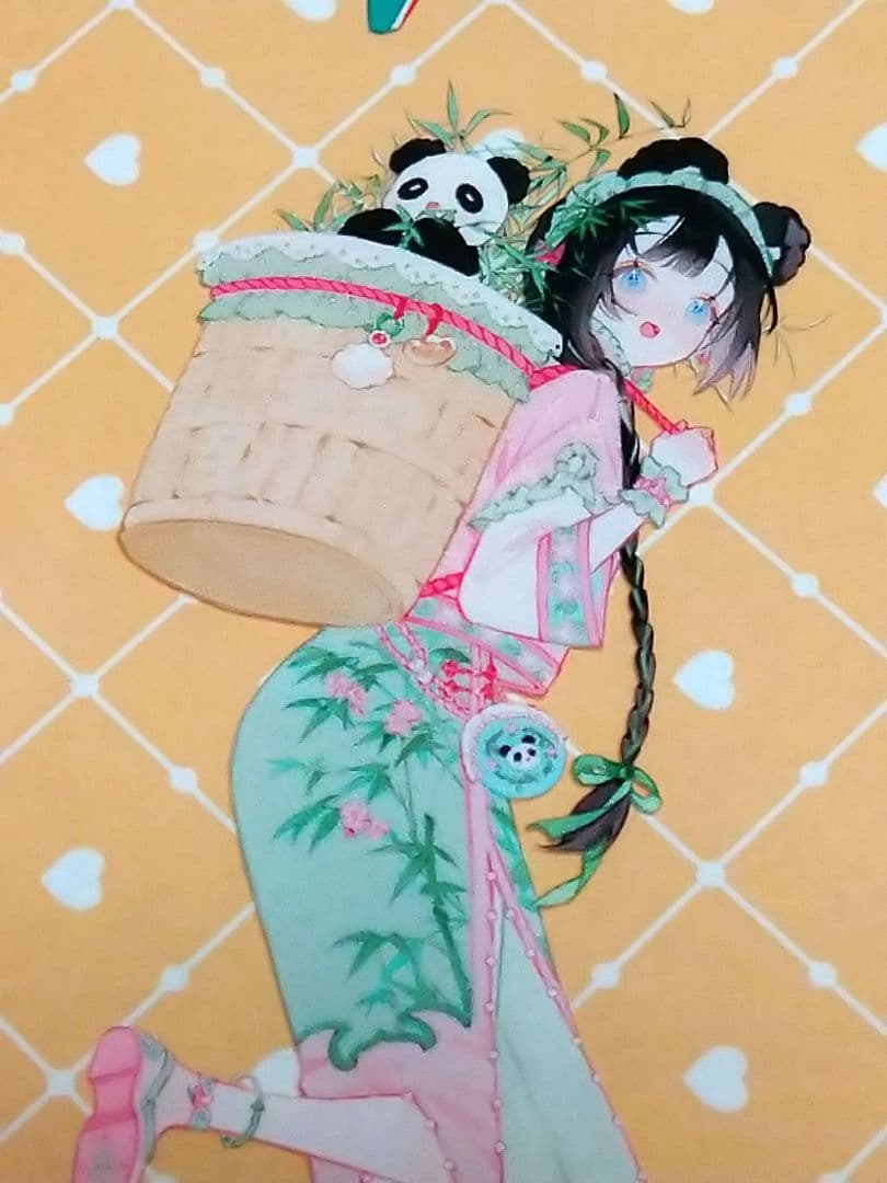 J949＃清风明月(PET)MOODTAPE切り売り海外人物マステ女の子