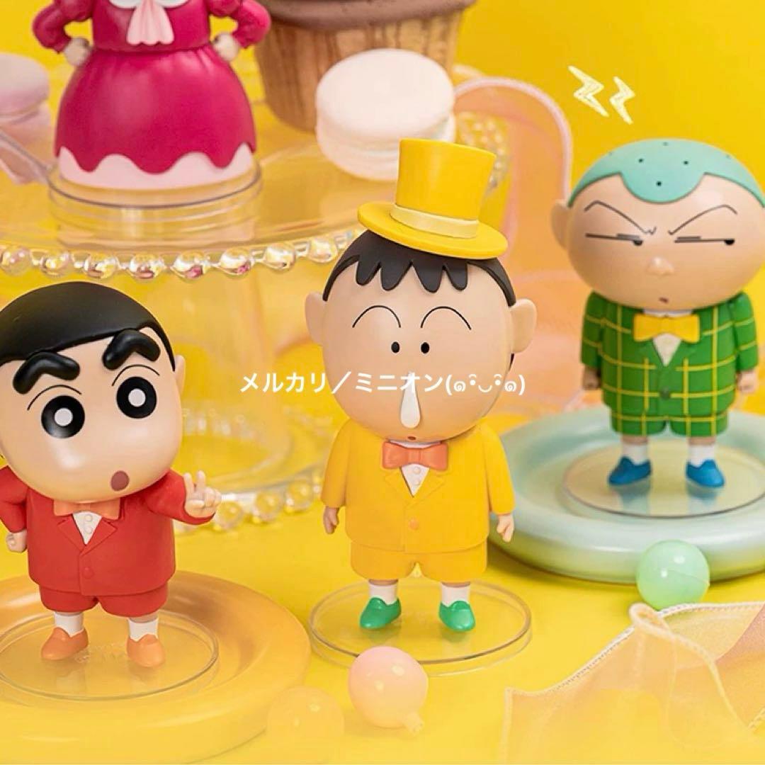 韓国限定 クレヨンしんちゃん パーティー フィギュア 11cm 6個入り BOX