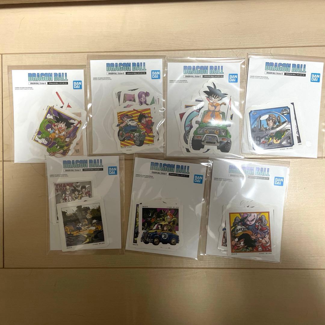 【新品】ダイマツリ DRAGON BALL ステッカー 6枚入り【全42種】