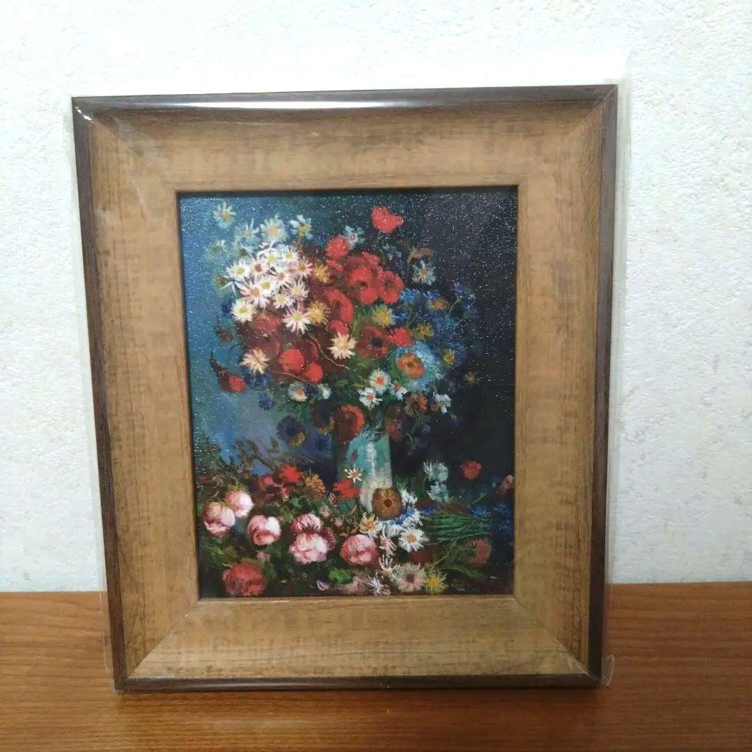 大ゴッホ展「野の花とバラのある静物」ミニフレーム、Rollbahnノート、ほか