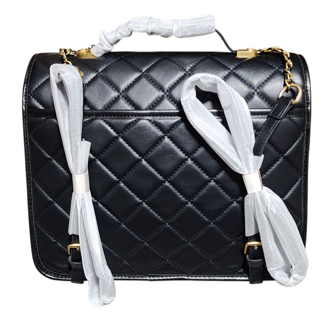 CHANEL　リュック　キルティング　黒　ノベルティ