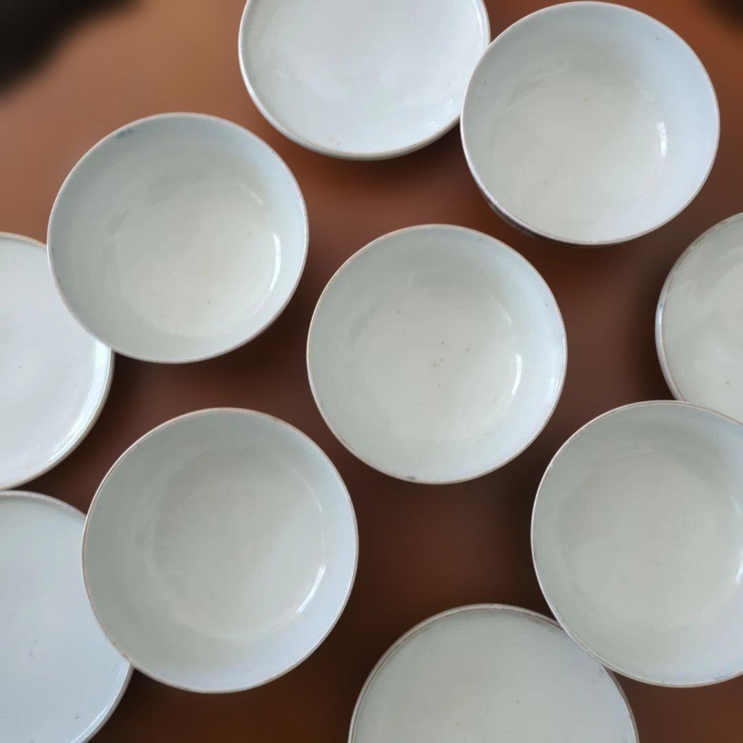 骨董　伊万里　蓋付き　茶碗　碗　色絵　錦手　アンティーク　5つ〜