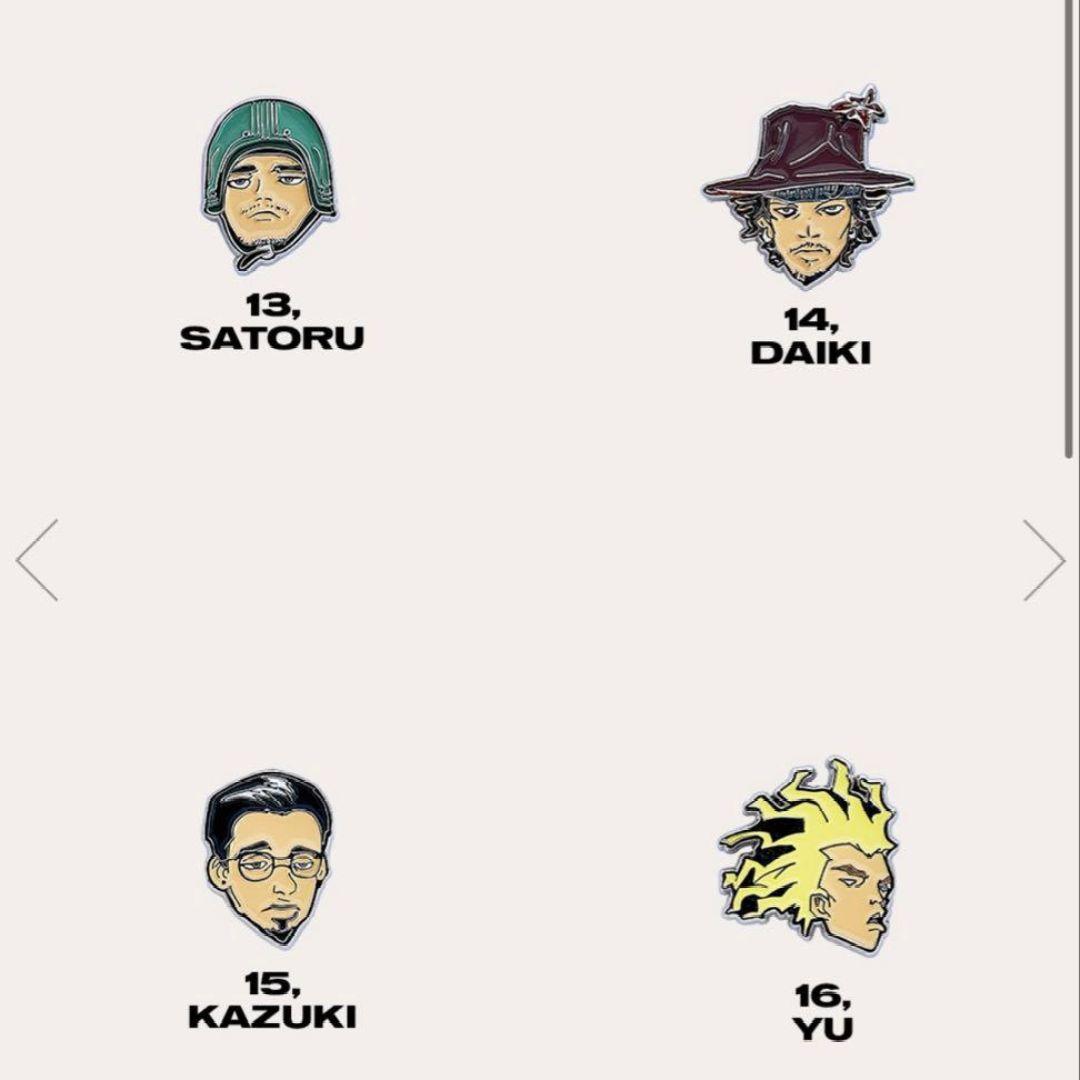 kingGnu ピンバッジ RANDOM PINS ピンズ CEN+RAL 全種