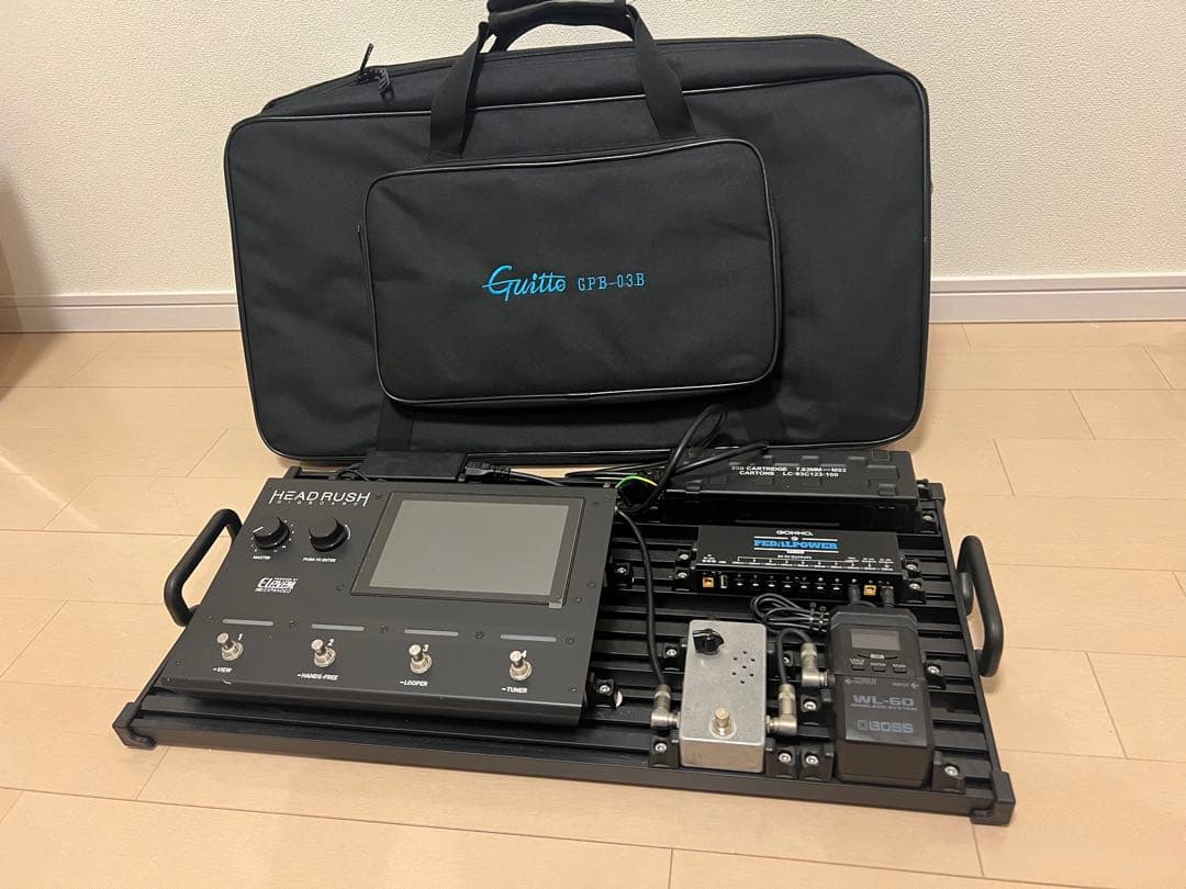 HEADRUSH Gigboard BOSS WL60 他　エフェクターボード