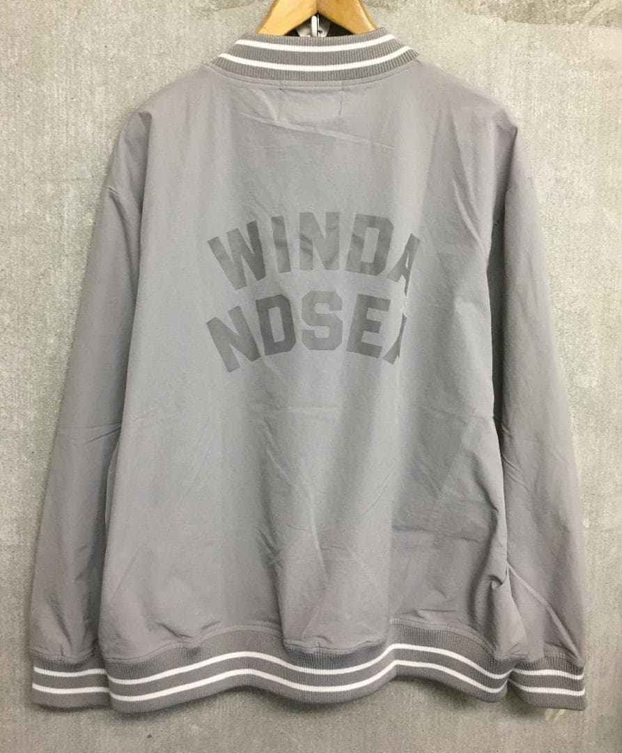ウィンダンシー ケルメ ピステ ナイロン シャツ サイズL 美品 グレー