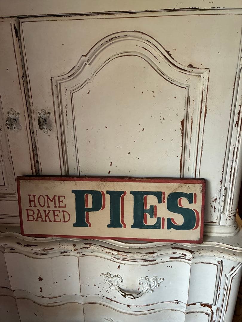 アンティーク　木製　サイン　プレート　看板　BAKED PIESアメリカ