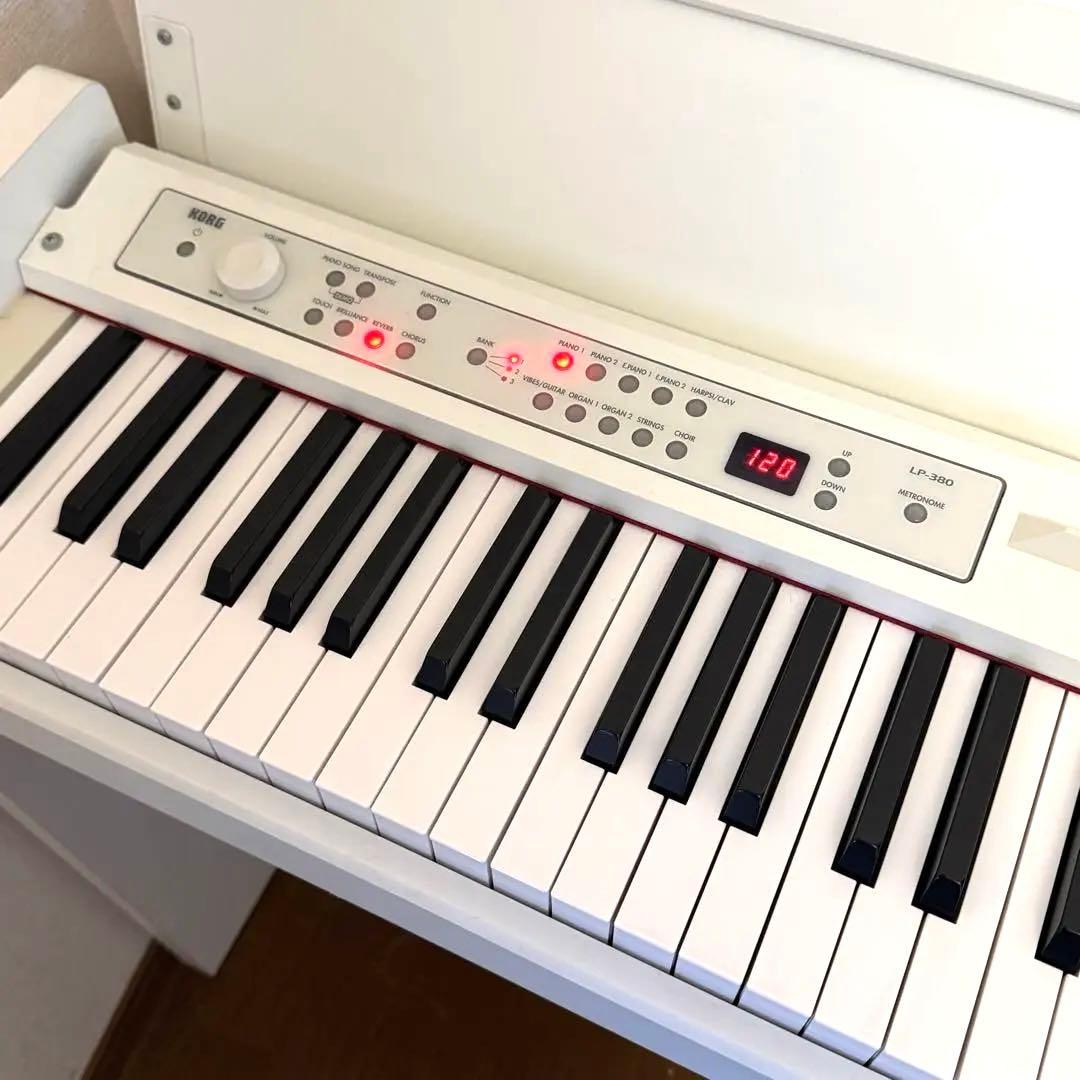 ‼️追加値下❤️引取限定ピアノ LP-380 ホワイト 88鍵