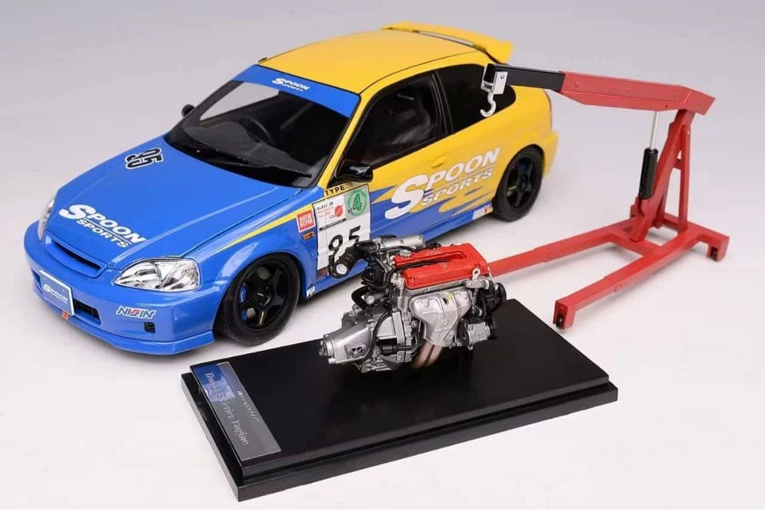 Spoon Civic Type R 1/18 スケールモデル