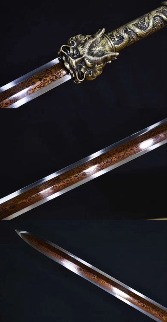 鯉龍剣 唐剣 中華剣 武具 鑑賞刀 舞踊刀 稽古