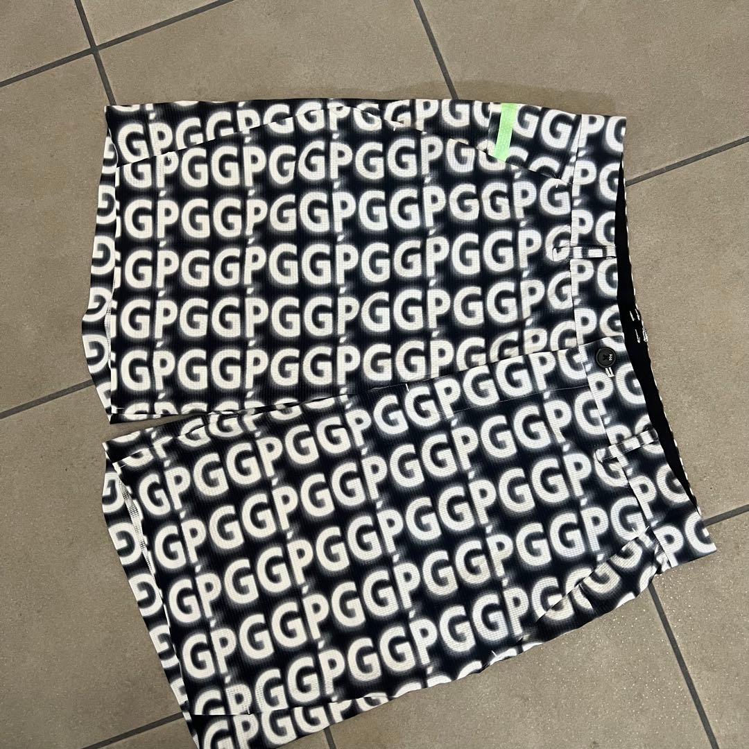 Pearly gates パーリーゲイツ　総柄　ハーフパンツ　メンズ　ロゴ　M