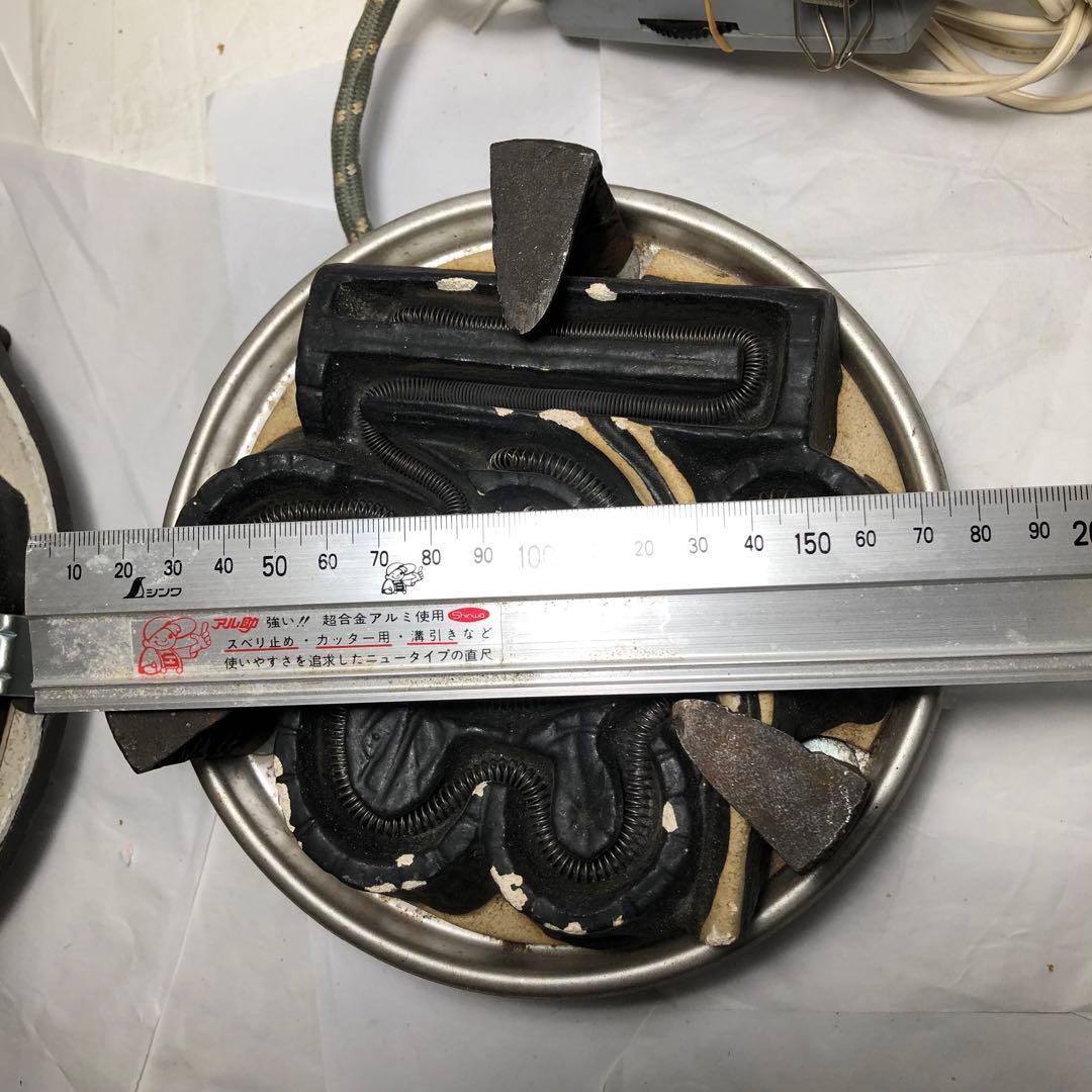 野々田 炭型電熱器 100V 500W 600W