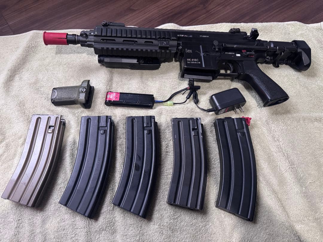 次世代電動ガン　HK416c 付属品多数