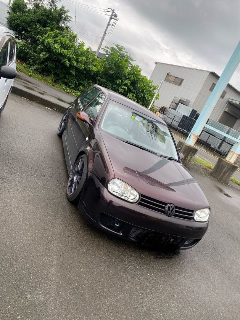 Volkswagen Golf ターボ　ダークパープル
